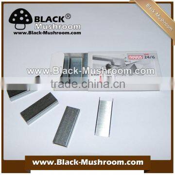 Factory supply galvanized office staples pins 24/6 good quality lower price (welcome to ask sampels)