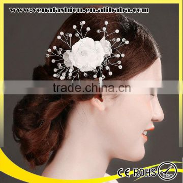 flower bride bulk spike hair comb, decorative hair combs