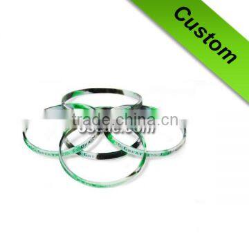 silicone bracelet custom logo and silicone bracelet customized logo