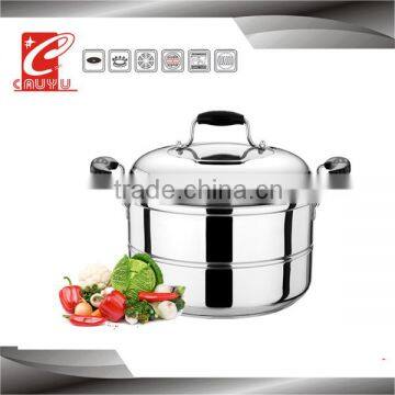 Stainless steel high quality steamer with bakelite handle