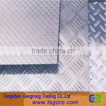 hebei ribbed ms steel sheet and plate size from tangshan