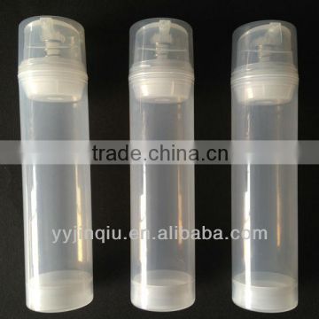 HOT SALE 150ml transparent airless bottle with pump sprayer with good quality only 0.525usd per set