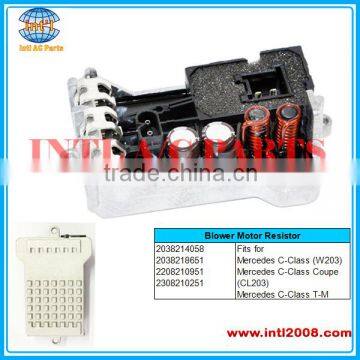 2038214058 Blower Motor Resistor for Mercedes Benz 2038218651 2208210951 2308210251 2308216351 5HL351321-141