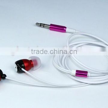 Fashion stereo earbud molded earbud in alibaba
