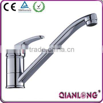 QL-3365 durable brass long handle sink kitchen faucet with CE