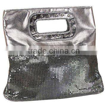 fashionable clutch bag with decoration metal studs