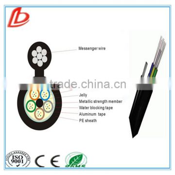 Waterproof GYFXY ourdoor fiber optic cable, PE jacket GYFXY cable