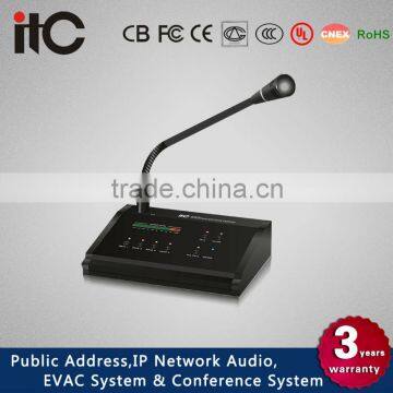 ITC Remote 4 Zone Paging Microphone T-4012