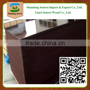 Chinese lowest price 18mm brown or black film faced plywood