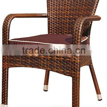 PE rattan chair for Coffee shop