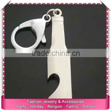 Custom metal bottle opener keychain, cheap blank bottle opener keychains