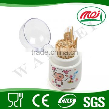 Wholesale eco-friendly healthy bamboo natural round toothpick