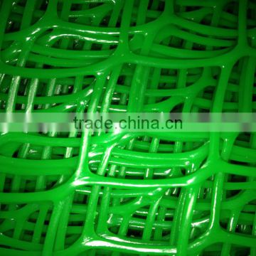 Plastic flat wire mesh with Thickness 1 to 4.5mm and customized size is acceptable