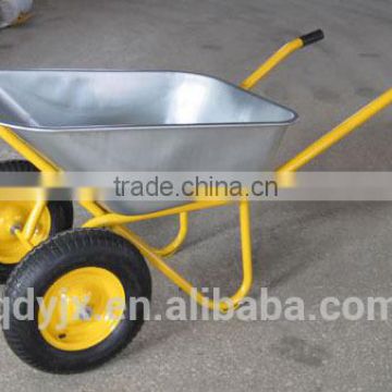 high quality steel double wheels Wheel barrow for South Africa market WB5017