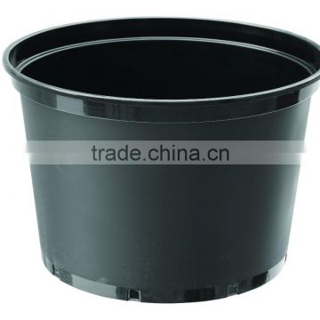 plastic plant pots wholesale, black flower pot, 2.5 gallon planter pot