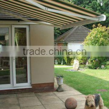 All weather retractable full cassetted Aluminium retractable awnings parts