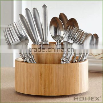 Bamboo Kitchen Utensil Holder/Tool Organizer/Homex_BSCI