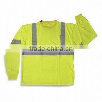 ANSI Class 3 Safety Long Sleeves Shirt, Light and Breathable, Made of 100% Polyester Cool Mesh