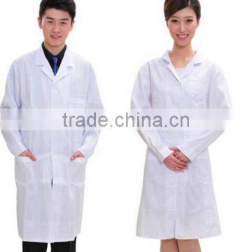white colour factory direct sale hospital doctor uniform,nurse uniform /medical work uniform wholesale