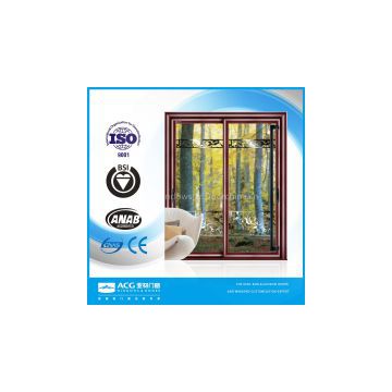 ACG brand European standard high quality aluminium framed glass door