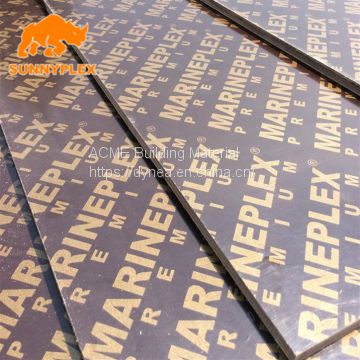 China factory concrete formwork film faced shuttering plywood with good price
