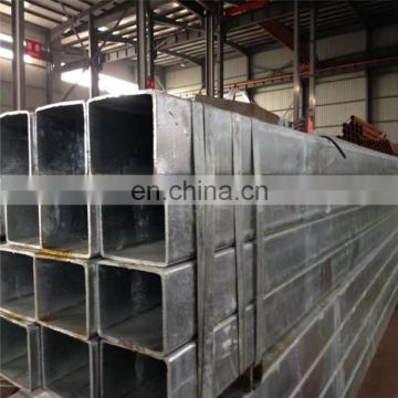 Hot Dipped Galvanized Welded Rectangular / Square Steel Pipe / Tube / Hollow Section