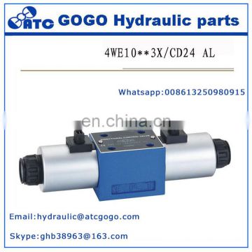4WE10E/J/L/U/G Hydraulic type hydraulic directional valve electrical stability control solenoid valve 24v DC