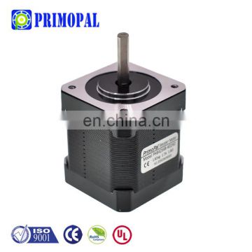 1.8 degree 4 wire 2.3A 2 phase 60mm length 70N.cm Square nema 17 stepper motor shaft options Single double D-cut