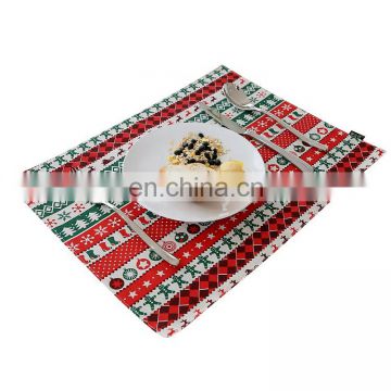 Home decoration high quality table mat 35x47cm bright color dinner placemat