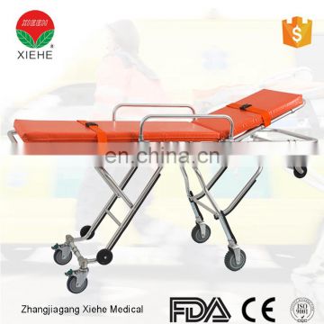 Collapsible ambulance gurney hospital military medical bed portable