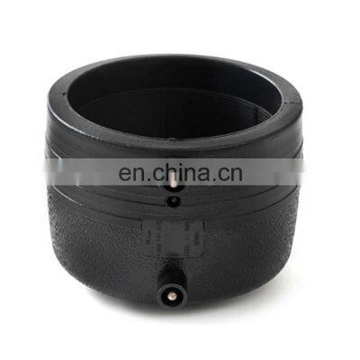 high quality HDPE Electrofusion pipe fittings dn50mm dn500mm electrofused fused tubes cover