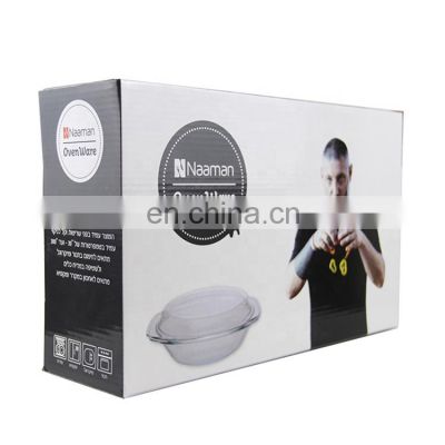customized cardboard  packaging gift paper box food marmite bowl packaging box