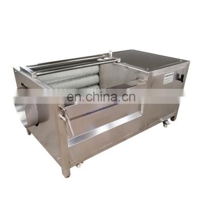 Top quality sweet potato roll brush peeling cleaning machine with cheap price