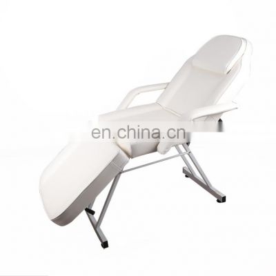 QFP-M5030 adjustable elegant PU Leather salon massage bed & table with basket