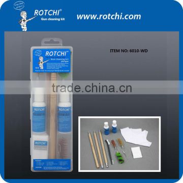 Wooden rods shotgun cleaning kits with solvent and gun oil , hunting gun accessories,firearm maintaince
