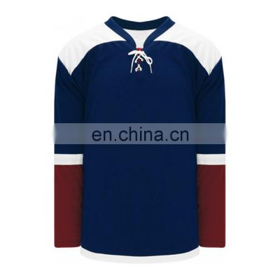 OEM Service Customize your own team Hockey Jersey Wholesale Blank High Quality Field Ice Hockey Uniforms