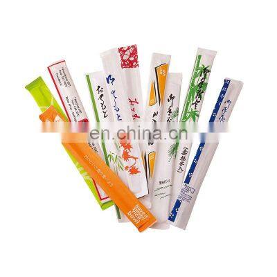 Custom Printed China Wholesale Disposable Nature Bamboo Chopstick for Restaurants