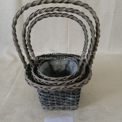 Cheap Wicker Willow Basket Flower Basket Customized Size