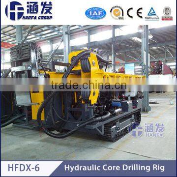 Easy to operate!Best sell!HFDX-6 full hydraulic system core drilling rig