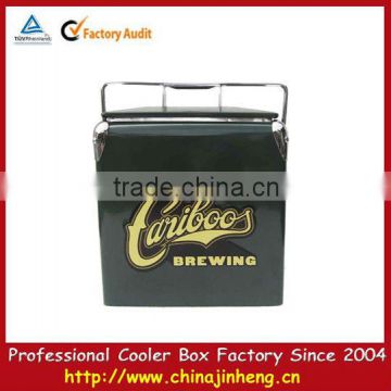 drink metal cooler box with cover