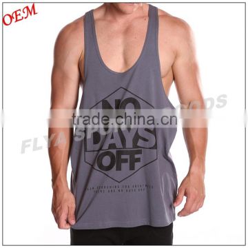 oem service printing gym mens singlet stringer wholesale sexy plus size tank top