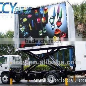High brightness outdoor p10 mobile led screen truck