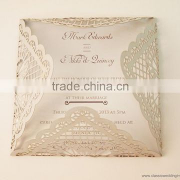unique vintage lace wedding invitations