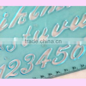2015 Wholesale Letter Stencil Ruler stencil import stationery