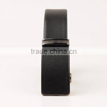 Factory price automatic buckle man genuine leather belts/leather belts with removable buckles