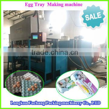 Small egg tray machine without drying line