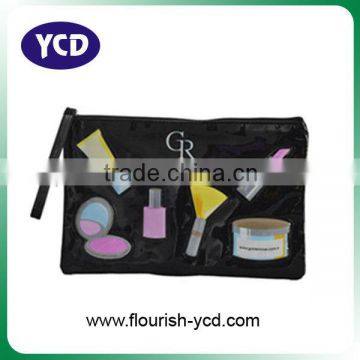 shinny PVC cosmetic bag with printed