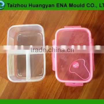 Plastic injection mold for lunch box