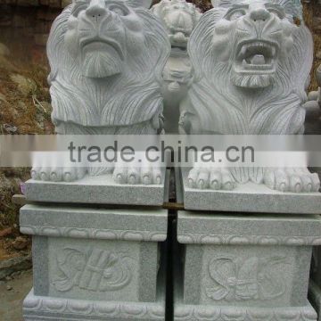 Chinese high quality natural stone lion sculpture