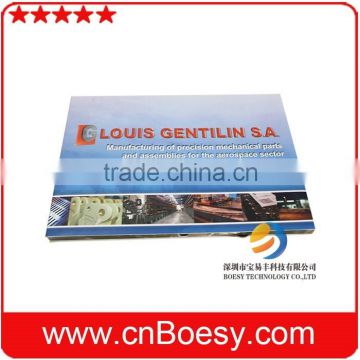 customized 4.3" lcd greeting video brochure card video book in print